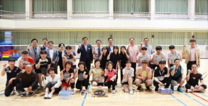 진병영 함양군수, 경남도민체전 선수단 훈련장 찾아 격려