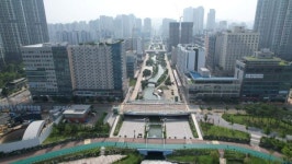 인천시설공단, 드론 신기술 활용...청라호수공원 수질관리 강화