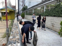 전주시의회사무국, 청사 주변 환경 정화 활동에 나서