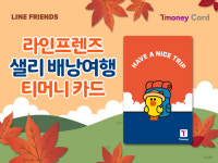 티머니, 라인프렌즈 샐리 배낭여행 티머니카드 출시