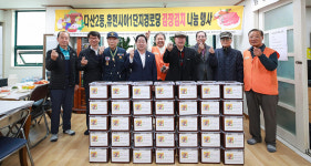 주광덕 남양주시장, 휴먼시아 1단지 경로당 김장나눔 행사 참석