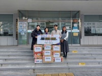 김해 국제무사합기도,  사랑의 화장지 트리 북부동에 기탁