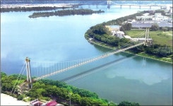 출렁다리 춘천사이로 248 연말 준공···수변관광 개발 박차