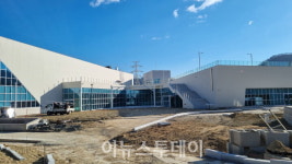 양산 양주문화체육센터 마무리 공사 한창