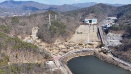 용인도시공사, 설 명절 평온의 숲 드론점검 실시