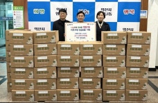 익산 양문교회, 영등1동에 온정의 선물 꾸러미 기탁