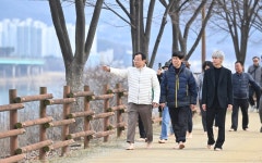 이현재 하남시장 미사 한강 모랫길로 오세요