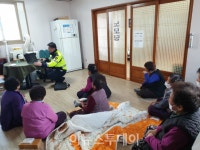 사천경찰서, 직접 찾아가는 사랑방 노인교통안전교육 시행