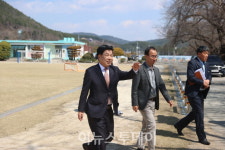 이상근 고성군수, 대흥초교 방문 교육 현안 청취