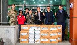 공군 제1전투비행단, 신학기 지역아동센터에 격려품 전달