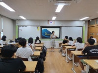 해남교육지원청, 우수영중학교 찾아 진로진학 설명회