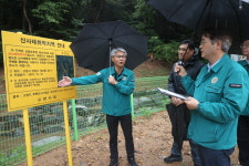 이동환 고양특례시장, 신평배수펌프장·산사태 위험지역 점검