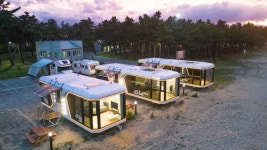 강릉관광개발공사, 연곡해변 솔향기 캠핑장 신규 카라반 개장