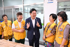 전진선 양평군수, 대한적십자사 양동봉사회 삼계탕 나눔 참여