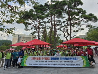 기장군, 정관 좌광천변 추석 명절맞이 민관합동 환경정비