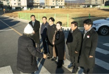 화성시의회 도시건설위원회, 향남 도시계획도로 소로 2-8호선 현장방문