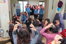 광양제철소 재능봉사단, 실버 체조와 공연 봉사활동 펼쳐