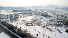 순천만국가정원, 새하얀 자태 뽐내는 순백의 설경