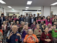 통영시 공보감사실, 어버이날 통영참사랑요양원 위문