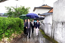 조규일 진주시장, 초장동 장재경로당 일원 도로개설 필요성 확인