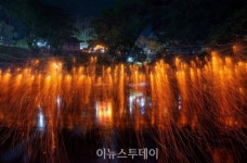 신덕왕후를 기리며…진주 월아산을 수놓은 청곡사 낙화