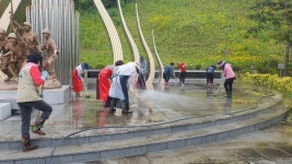 구례군 산애삶애 자원봉사단체, 호국보훈의 달 현충공원 환경정비