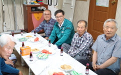진병영 함양군수, 휴천면서 폭염 대비 민생행보 펼쳐