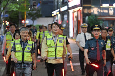  [포토] 광주 서구, 범죄 예방 민관경 합동순찰
