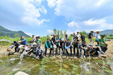 정선군, 향토어종 치어 방류로 수산자원 보호 
