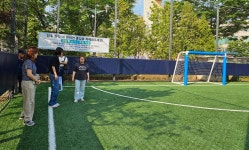 전자영 의원, 김혁공원 환경개선 완료 현장 점검