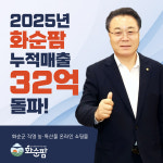 화순군, 2025년 화순팜 누적 매출 32억 원 돌파!