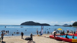 해남군, 송호해수욕장 1만 8000여명 방문···전년 대비 32.2% 증가