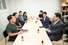 강수현 양주시장, 태진산업 방문···기업애로 해결방안 모색