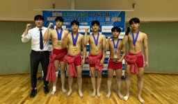 씨름 명문 수원 동성중, 5인 전원 활약으로 정상 등극
