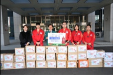 차오름태권도, 기장군에 저소득 취약계층 위해 라면 1,000개 기탁