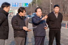 오산시, 세교6단지 남측 서부로 진입램프 출근길 현장점검 나서