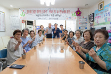 강남구의회 이재진 의장, 역삼시니어하우스 및 역삼중앙경로당 방문