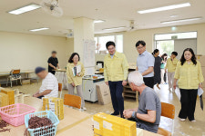 구자열 원주시장, 폭염 취약계층 보호 현장점검 나서
