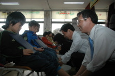 여주군 능북 초등교 색다른 입학식