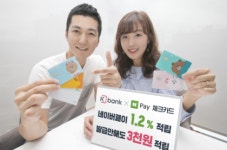 케이뱅크, 네이버페이 체크카드 라인프렌즈 에디션 출시