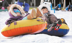 [대전] 꿈돌이랜드 '눈썰매장' 아이들에 인기