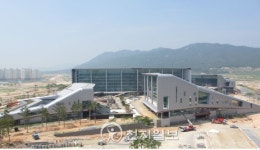 [포토] 충남도, 내포 신청사 공정률 93% 교육청 54% 경찰청사 39%