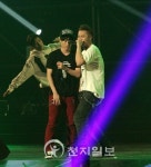 [포토] 슈퍼주니어·2NE1·소녀시대 등 총출동 GS＆POINT 콘서트 이모저모 ①