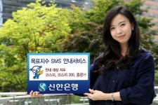 신한銀, 목표지수 SMS 안내서비스 실시