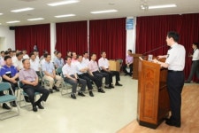 정용선 대전지방경찰청장, 국토관리청 특강 하하하 웃어요