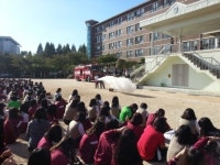 [순천] 해룡 119안전센터, 신흥중학교와 합동 소방훈련