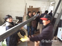 [횡성] 우천면복지지도자협의회 연탄보일러 설치 봉사