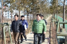 [순천] 조충훈 시장, 신대지구 편백 숲길 현장 탐방