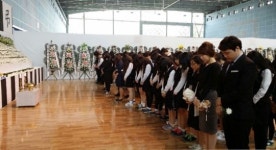 [세월호 침몰] 천안월봉고, 희생자 추모 합동분향