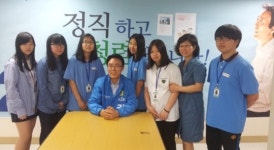 김윤주 후보, 한국다문화협회 학생기자단과 간담회